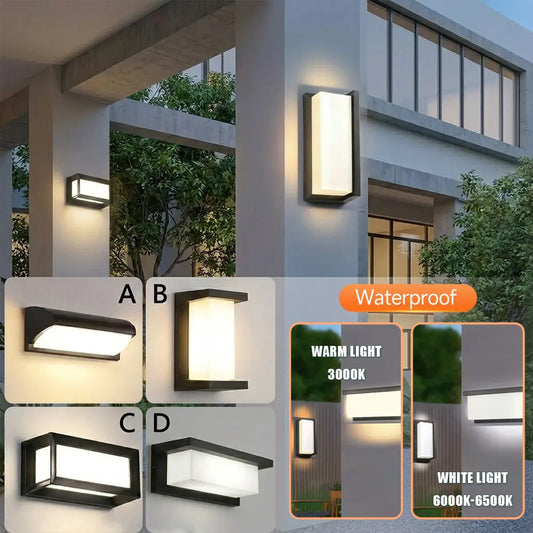 Aplique exterior LED vintage jardín/porche
