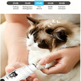 Lima de uñas eléctrica para mascotas con pantalla