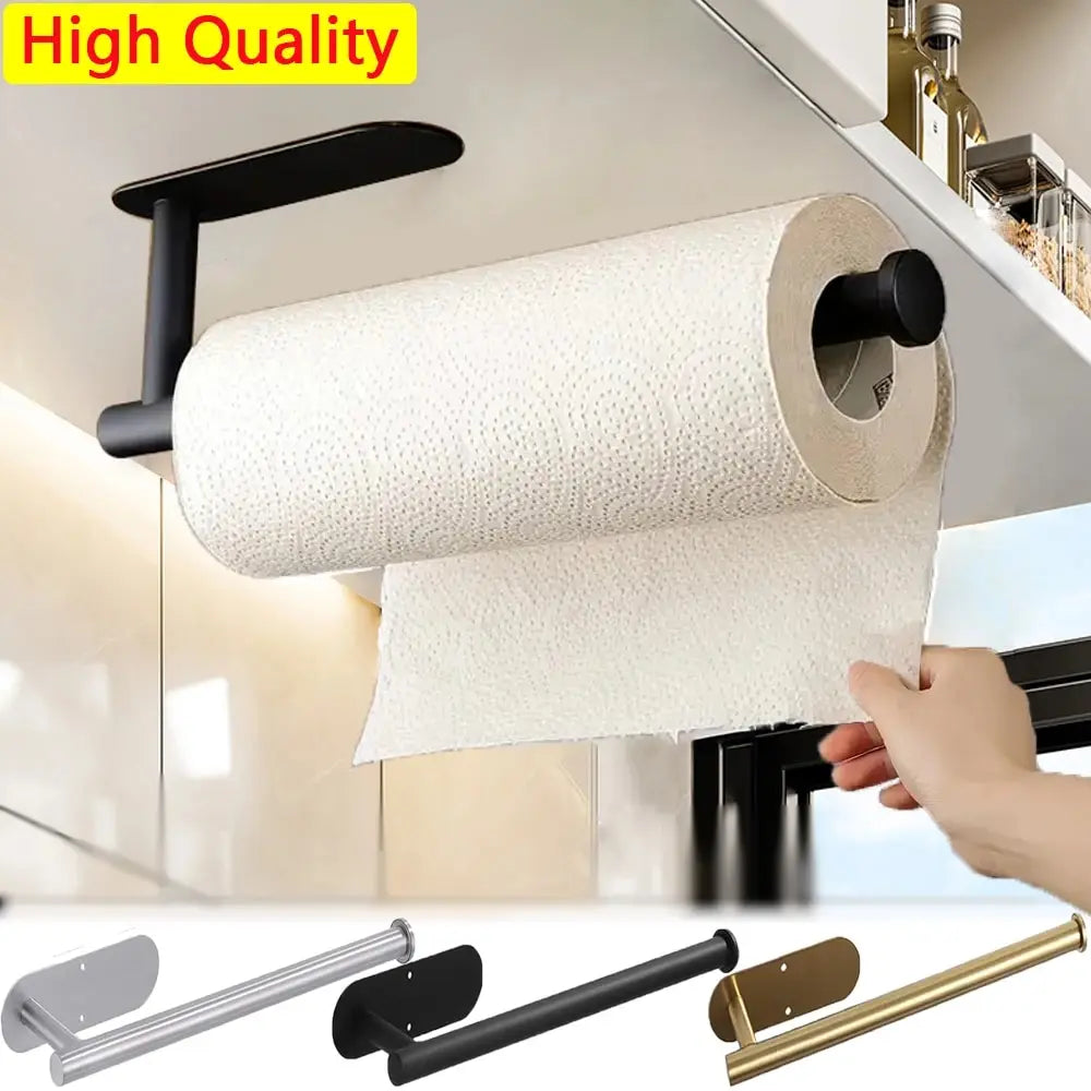 Soporte adhesivo para papel de cocina
