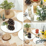 10 espejos redondos acrílicos decorativos