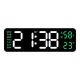 Reloj de pared digital grande de 9 pulgadas