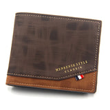 Cartera de hombre fina con monedero