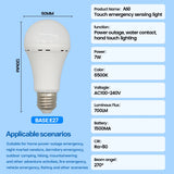 Bombilla LED recargable de emergencia E27