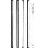 Pajitas metálicas para vasos de 40 oz (2-4 uds)