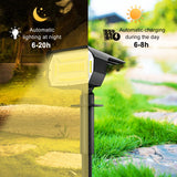 Foco solar LED de jardín