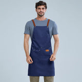Delantal de cocina impermeable cruzado