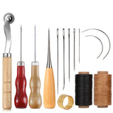 Kit de costura para cuero con aguja grande