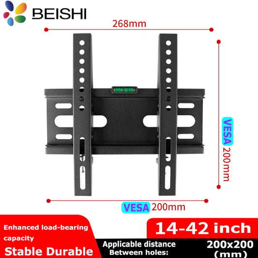 Soporte fijo de pared para TV de 14 a 42 pulgadas