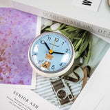 Mini reloj de pared con ventosa antivaho para baño