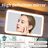 Espejo de maquillaje con luz LED para parasol