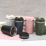 Vaso térmico de café de acero 380-510 ml