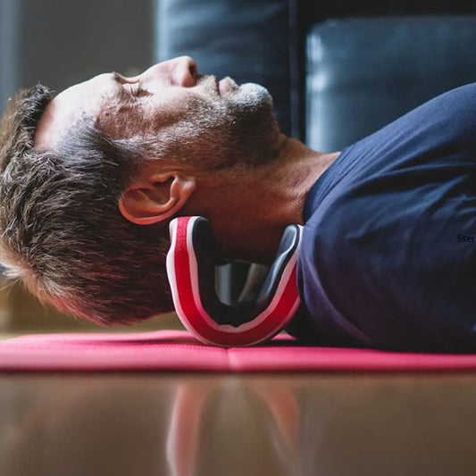 Almohada de tracción cervical ortopédica
