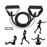 Bandas elásticas con asas para entrenar