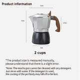 Cafetera moka doble válvula 6ª generación