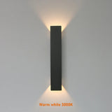 Aplique exterior LED IP65 arriba/abajo aluminio