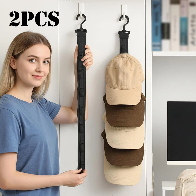 Organizador de gorras para puerta (hasta 8)