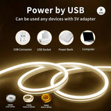 Tira LED neón USB regulable con sensor táctil