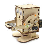 Hucha robot de madera para montar