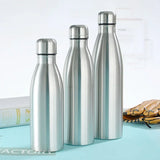0.75/1 Liter Stainless Steel Canteen Kettle Outdoor Camping Hiking Water Bottle Portable Large Capacity Leakproof Drinking Bottl
