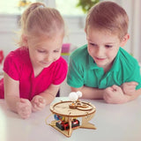 Maqueta del sistema solar giratoria