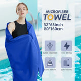 Toalla de microfibra de viaje con bolsa