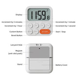 Temporizador digital LCD 12/24 h