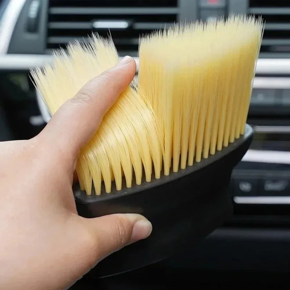 Cepillo doble para el polvo del coche
