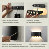 Aplique LED IP65 aluminio interior/exterior