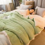 Manta de lana para cama y sofá