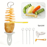 Set de 6 espirilizadores de verduras