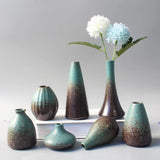 Ceramic Small flower Vase Home Decoration Crafts Tabletop Ornament Simplicity Japanese-style Decoration