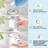 Dispensador de jabón automático recargable