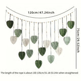 Modern Macrame Wall Art Tapestry, Bohemian Wall Decoration, Home Decoration, Macrame Feather Wall Hanging On The Wall