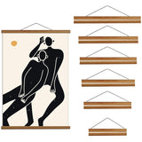 Marco magnético de madera para láminas (21-100 cm)