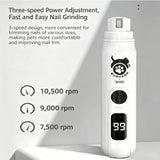 Lima de uñas eléctrica para mascotas con pantalla