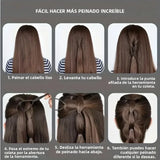 Set de 6 cepillos de peluquería con pulverizador