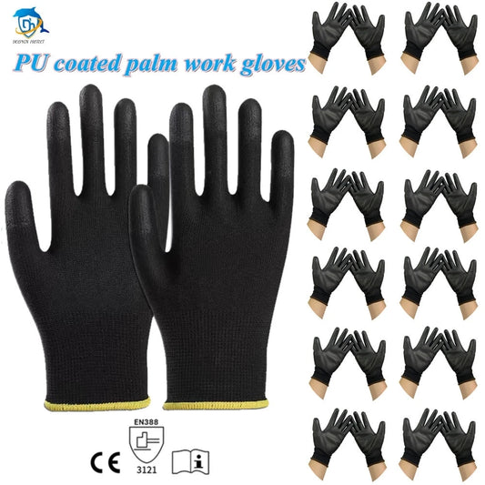 Guantes de trabajo de nailon (pack)