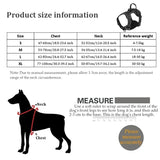 Arnés reflectante de nylon ajustable para perro