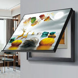 Tapa decorativa cuadro eléctrico (lámina abstracta)