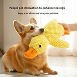 Peluche pato con sonido para perro