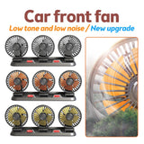 Ventilador de coche 360° 3 cabezales USB/12V/24V