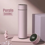 Termo de 500 ml con pantalla de temperatura