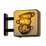 Letrero luminoso Coffee Corner imán nevera