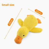 Peluche pato con sonido para perro
