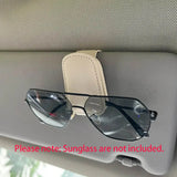 Soporte magnético de gafas de sol para el parasol