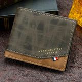 Cartera de hombre fina con monedero
