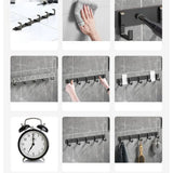 Perchero de pared sin taladro