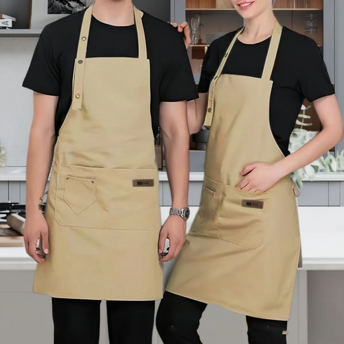 Delantal de cocina de tela
