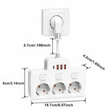 Regleta de pared con interruptores independientes
