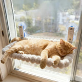 Hamaca de ventana para gatos con ventosas